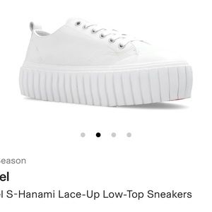 Diesel S-Hanami Lace-Up Low-Top Sneakers size 37